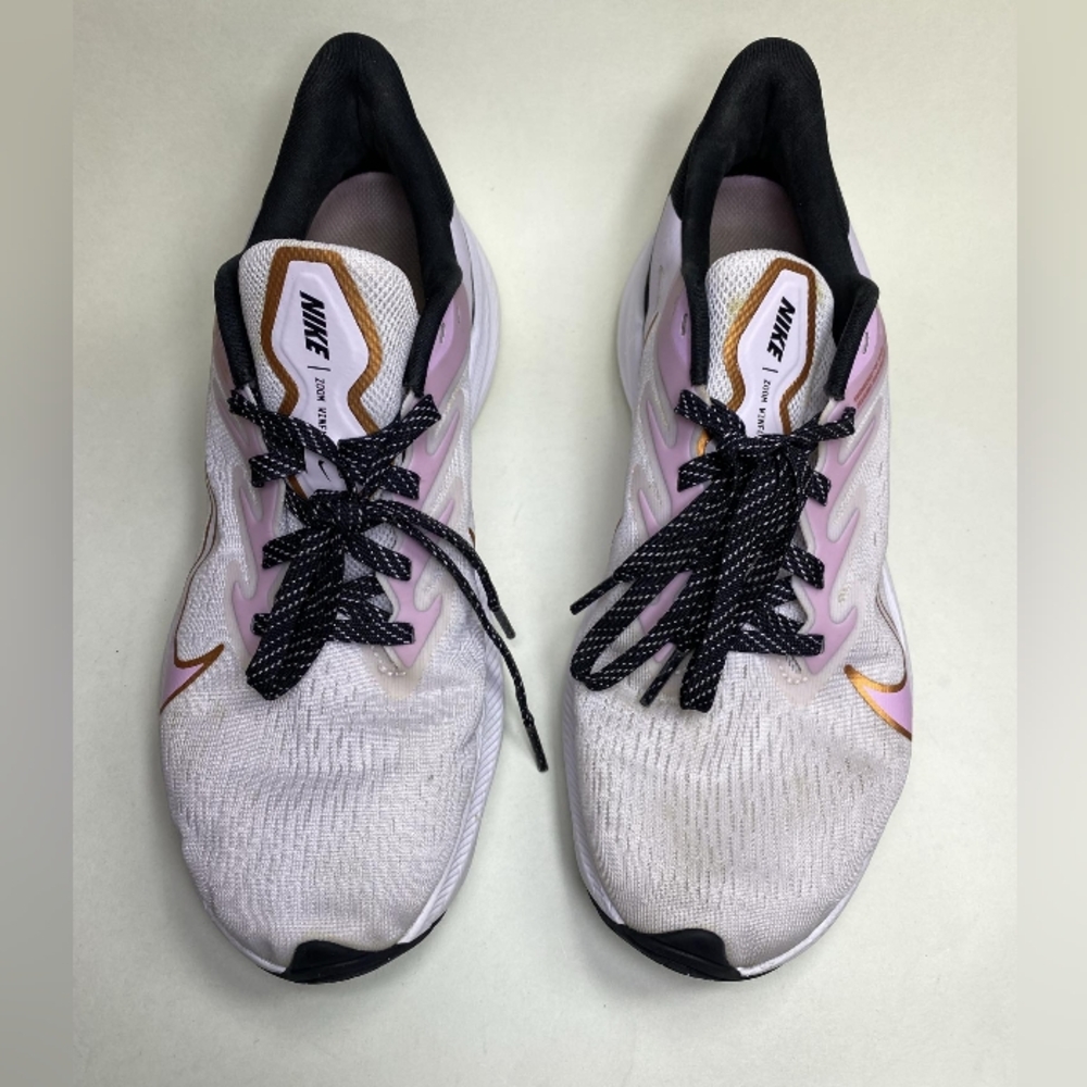 Nike Womens Air Zoom  CJ0302-501 Pink Running Shoes Sneakers Size 9.5M Lace Up